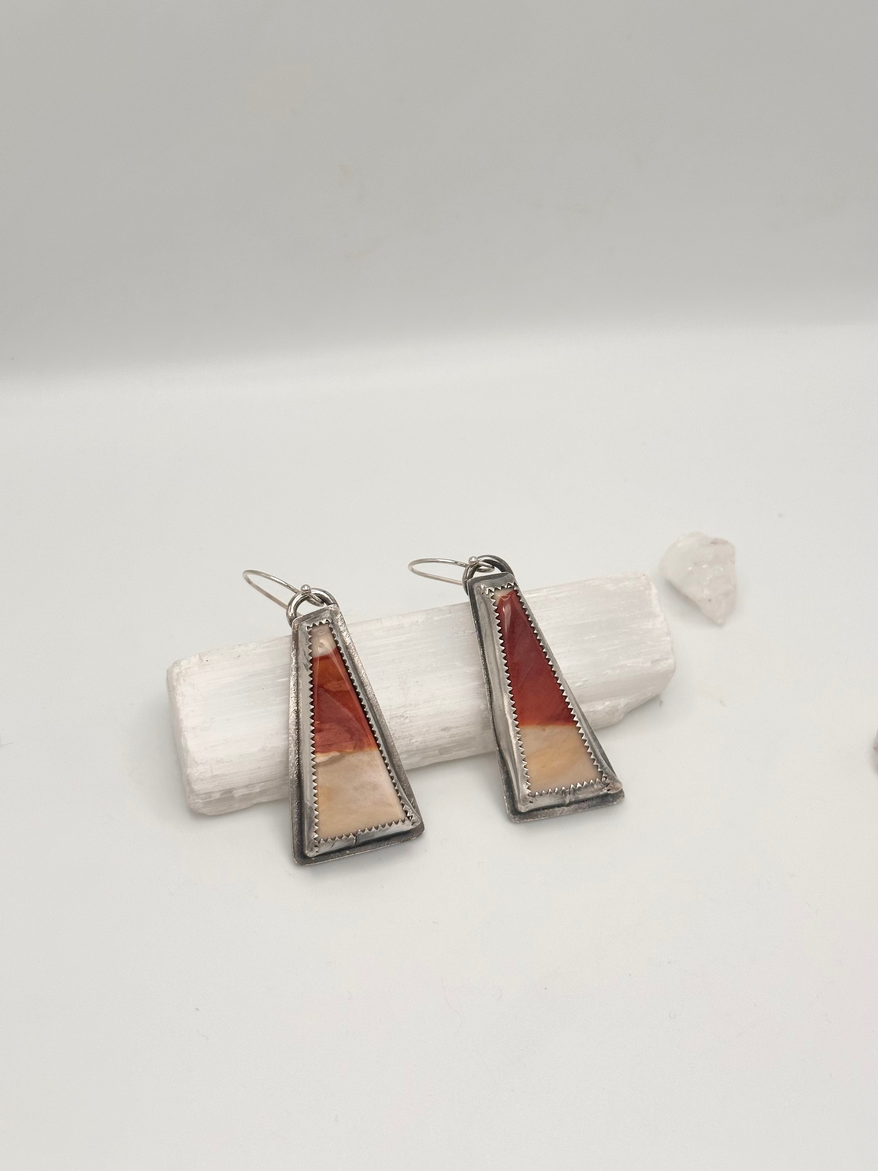 Mookite Jasper earrings