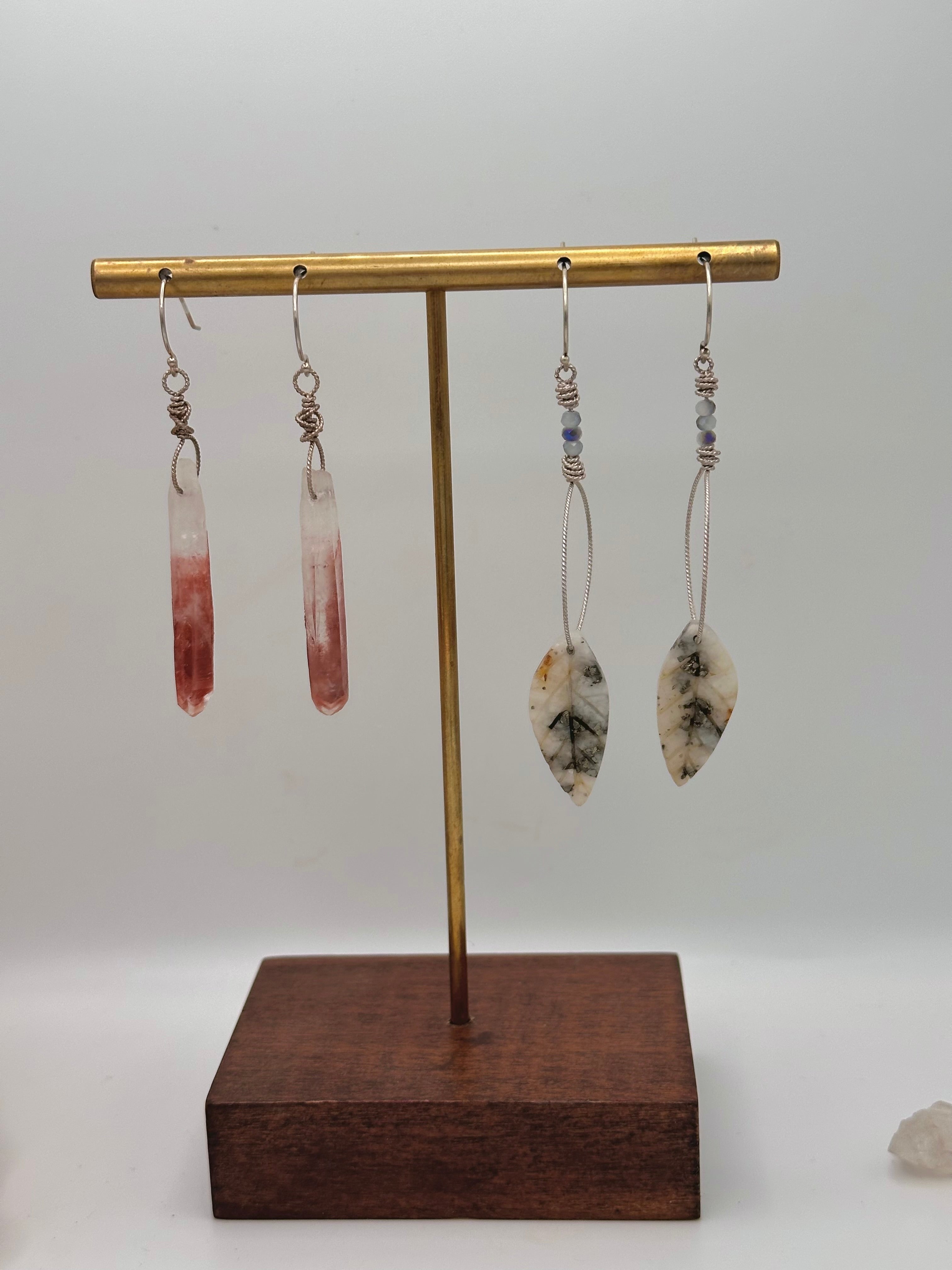Natural Gemstone earrings