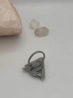 Blue Fluorite Snake ring