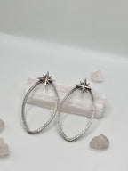 Starry teardrop earrings