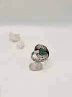 Spiderweb Matrix Turquoise ring