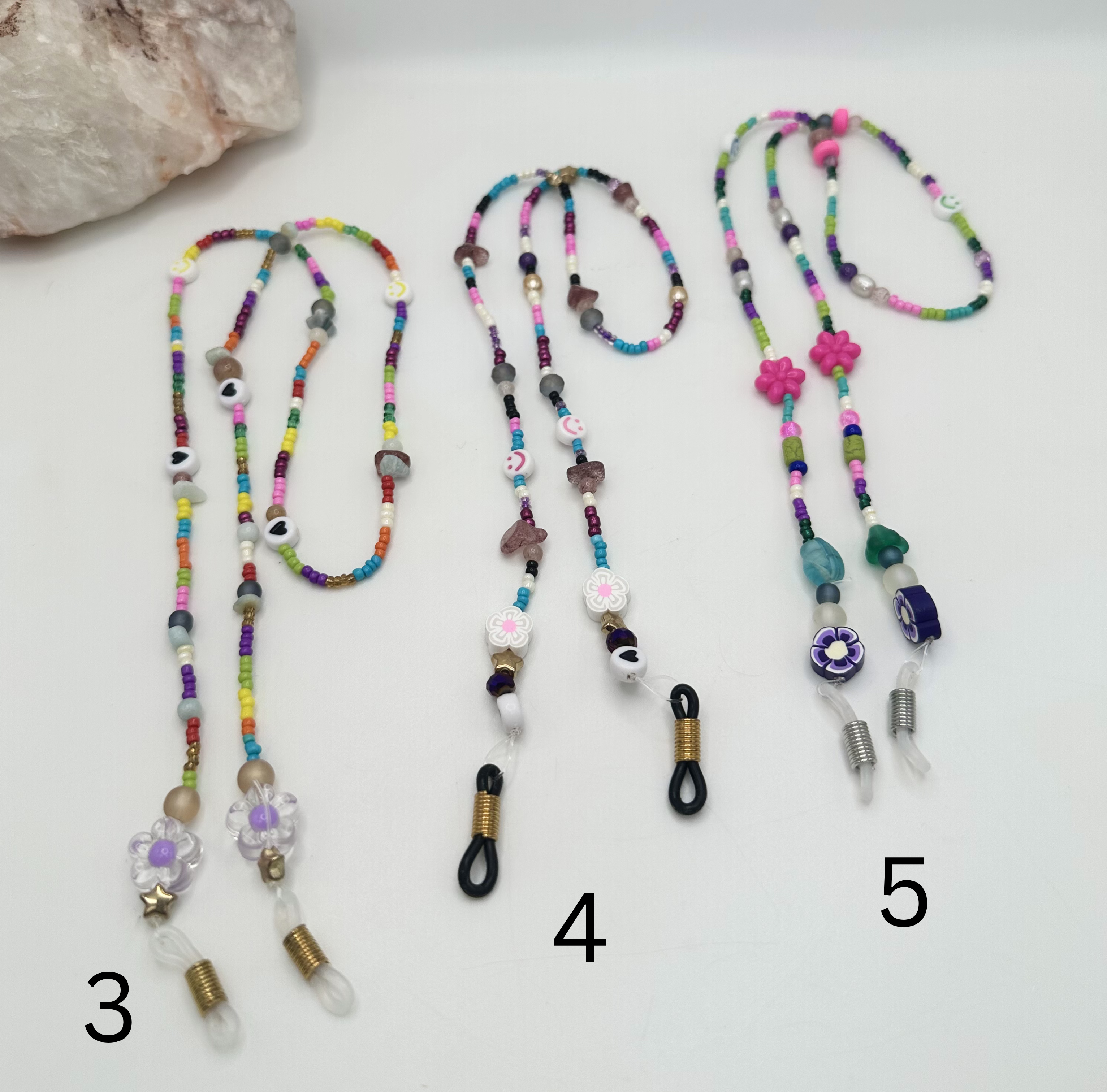 Beaded Eyewear Straps