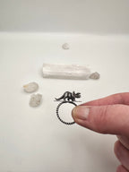 Sterling Triceratops ring