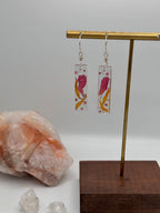 Natural Flowers in Resin earrings