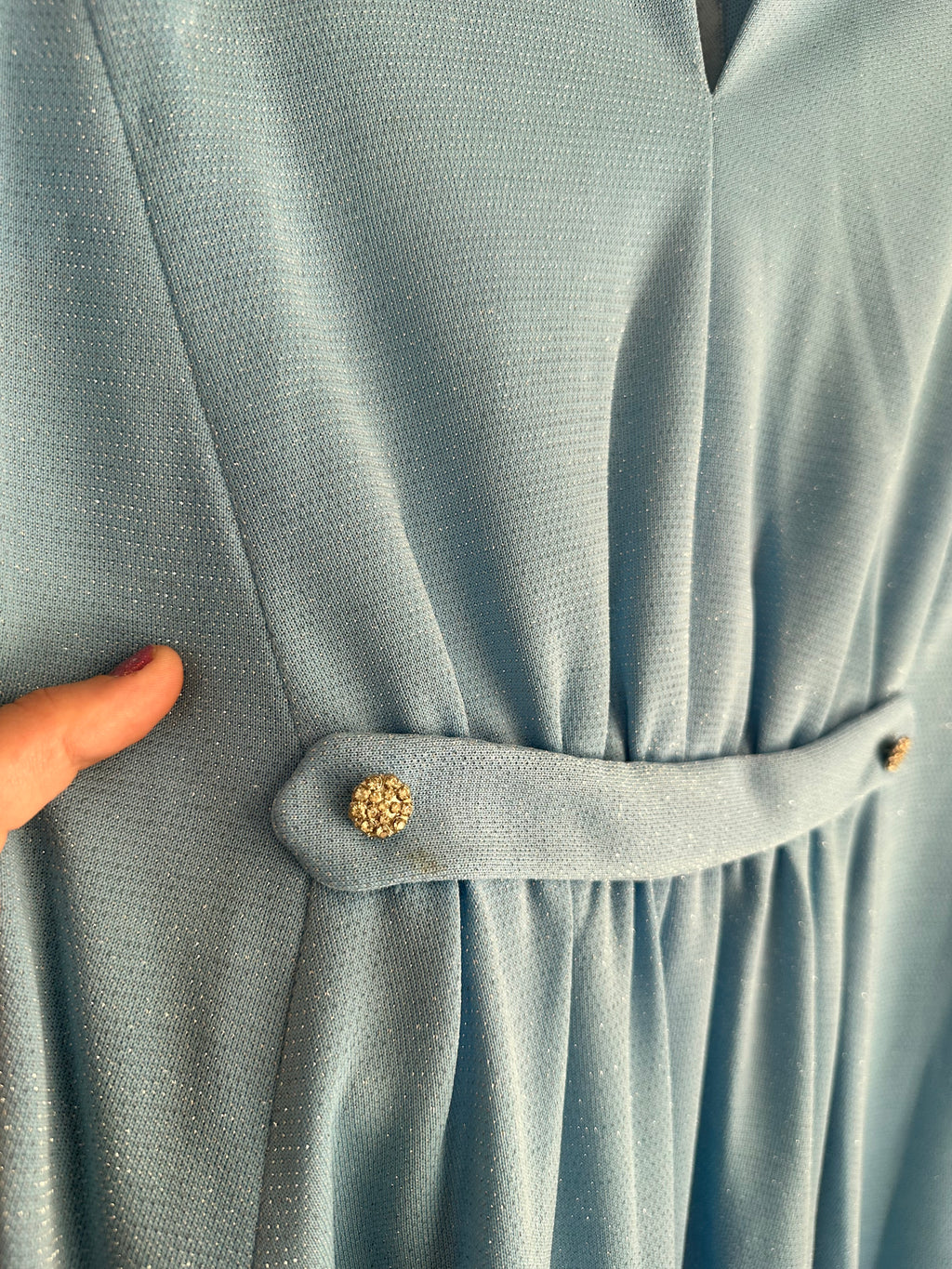 Blue Sparkle Elsa Dress