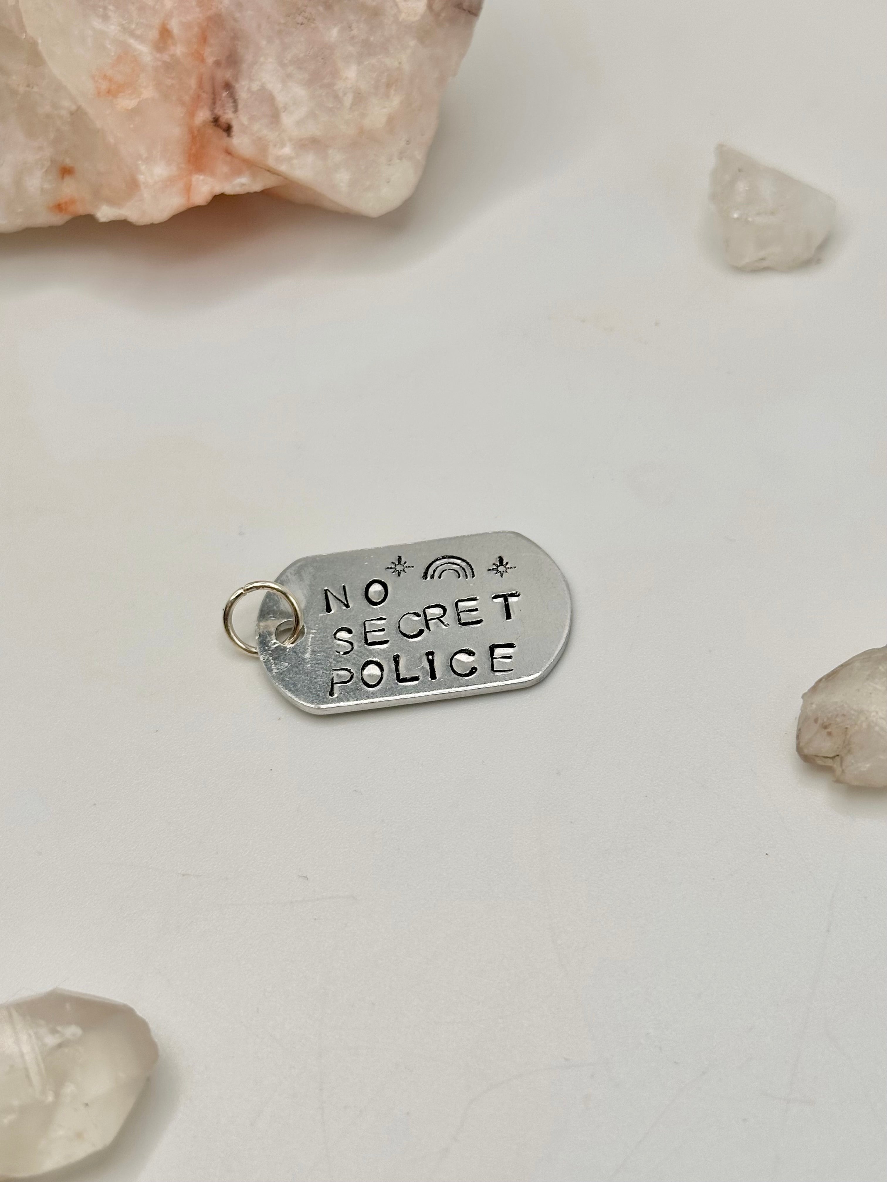 Stamped Conversation Charms