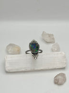 Australian Boulder Opal ring
