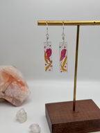 Natural Flowers in Resin earrings