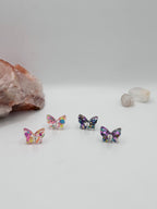 Glitter resin studs