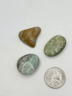 Blue-green tumbled lot