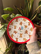 Vintage Tiffany & Co Alphabet Bears plate