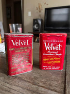 Antique Velvet Tobacco Tins