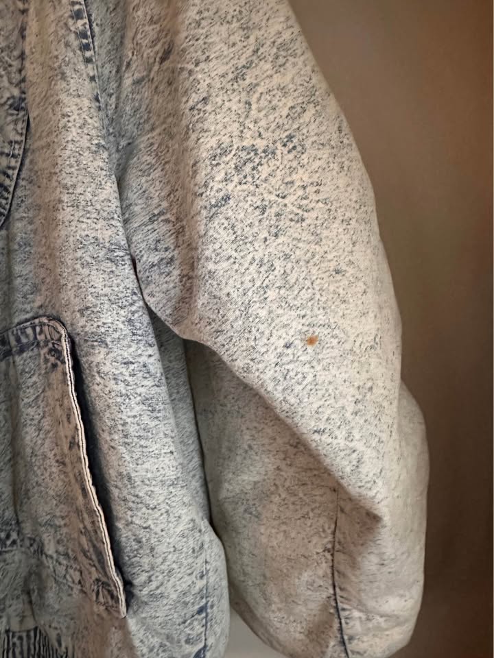 Vintage 90s Gloria Vanderbilt Denim Puffer Jacket