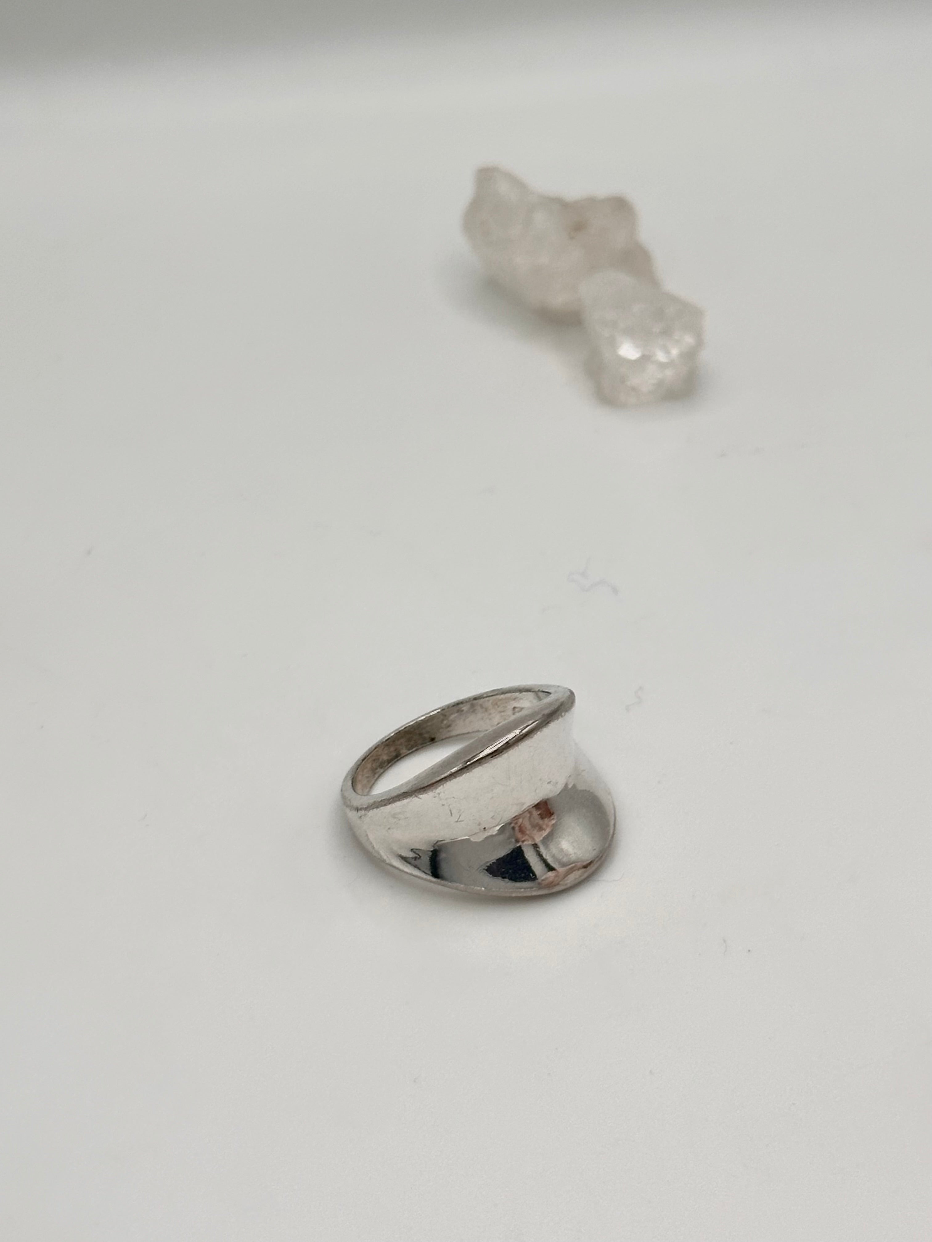 Vintage Chunky wave ring