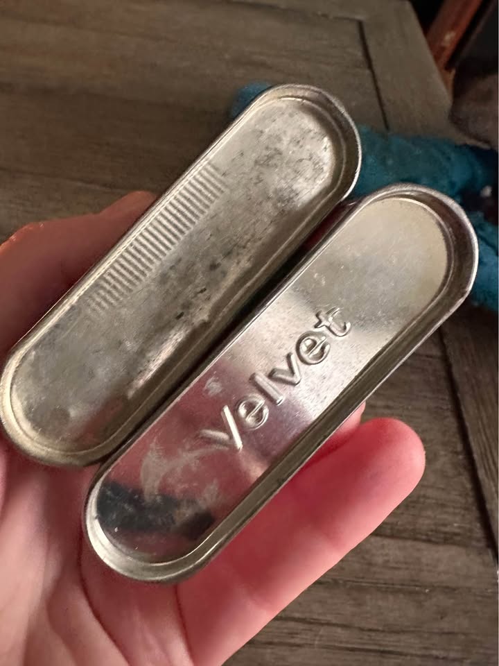 Antique Velvet Tobacco Tins