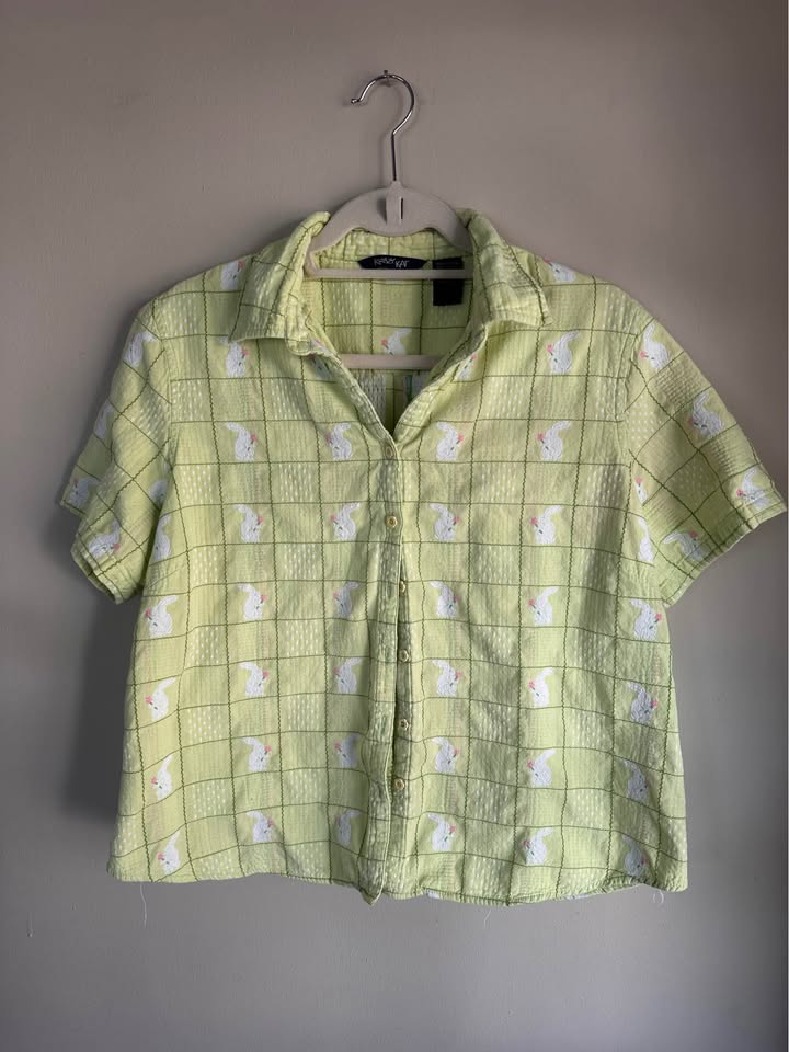 Vintage Springtime Easter Bunny Shirt