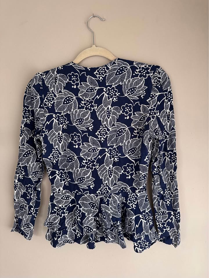 Vintage Blake Elizabeth Ruffled Blouse