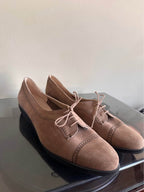Vintage 9.5AA Salvatore Ferragamo Suede Loafers