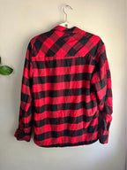 Buffalo Plaid Sherpa-Lined Flannel Jacket
