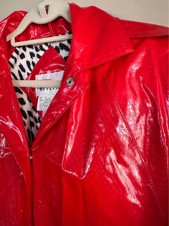 Vintage 80s Kenn Sporn Wippette Vinyl Raincoat