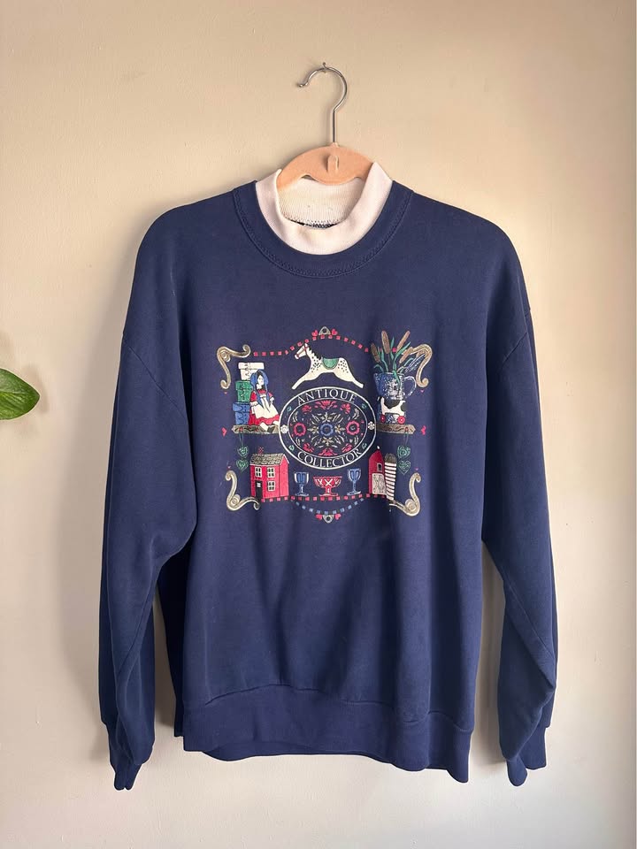 Layered "Antique Collector" Sweatshirt