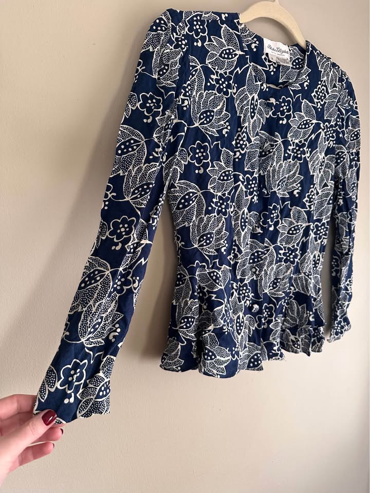 Vintage Blake Elizabeth Ruffled Blouse
