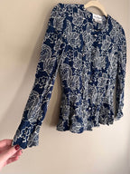 Vintage Blake Elizabeth Ruffled Blouse