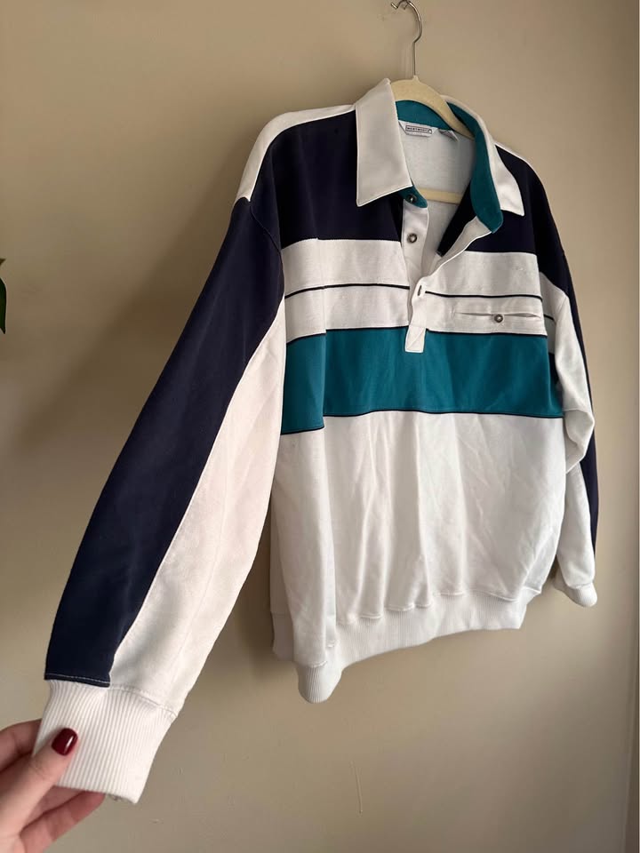 Vintage Wentworth Colorblock Polo