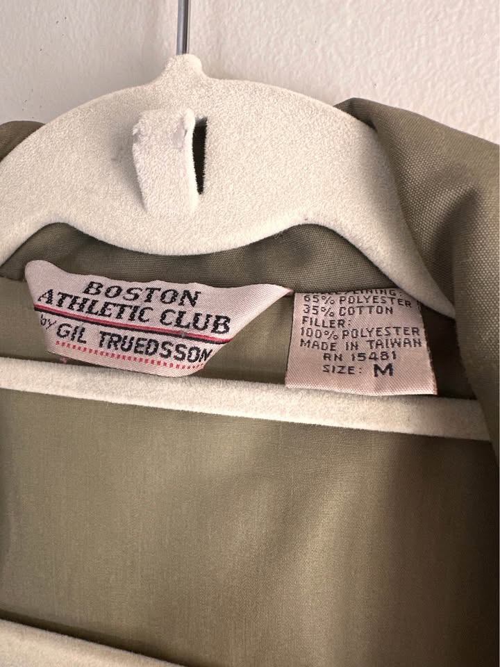 Vintage Boston Athletic Club Military Field Jacket