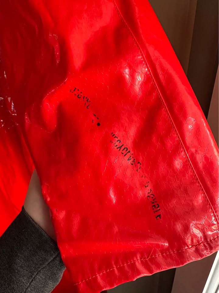 Vintage 80s Kenn Sporn Wippette Vinyl Raincoat