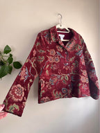 Vintage Coldwater Creek Floral Tapestry Jacket