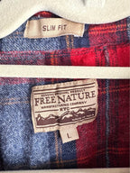 Free Nature NYC Plaid Flannel Shirt