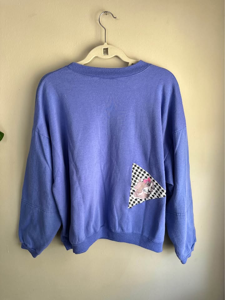 Vintage "Houndstooth" Hound Dog Sweatshirt