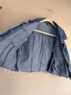 Vintage Agapo Embroidered Denim Vest