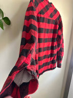 Buffalo Plaid Sherpa-Lined Flannel Jacket