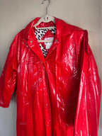 Vintage 80s Kenn Sporn Wippette Vinyl Raincoat