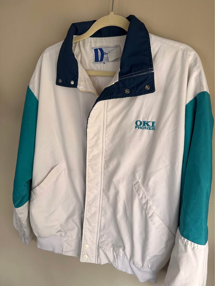 Vintage Oki Phones Windbreaker Jacket
