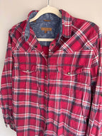Jachs Girlfriend Western Plaid Flannel