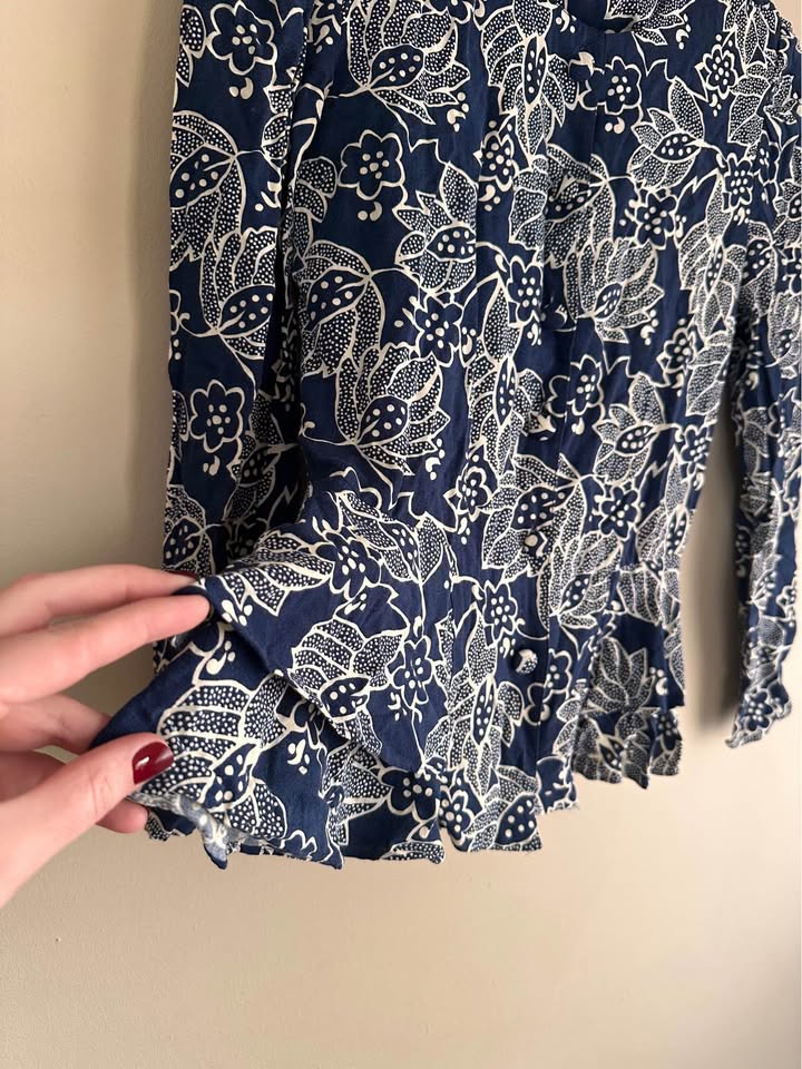 Vintage Blake Elizabeth Ruffled Blouse