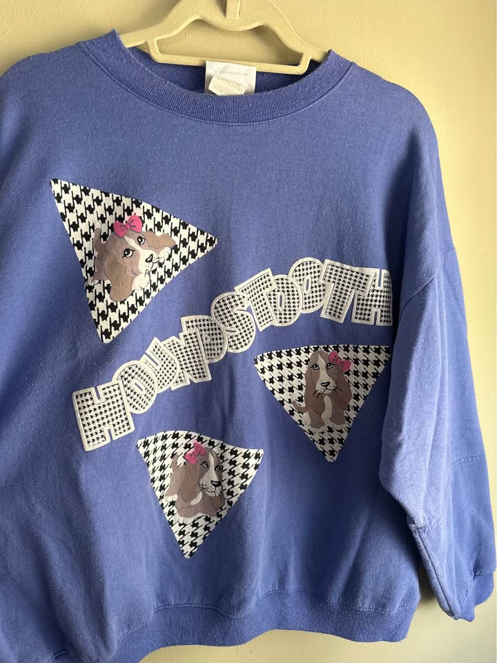 Vintage "Houndstooth" Hound Dog Sweatshirt