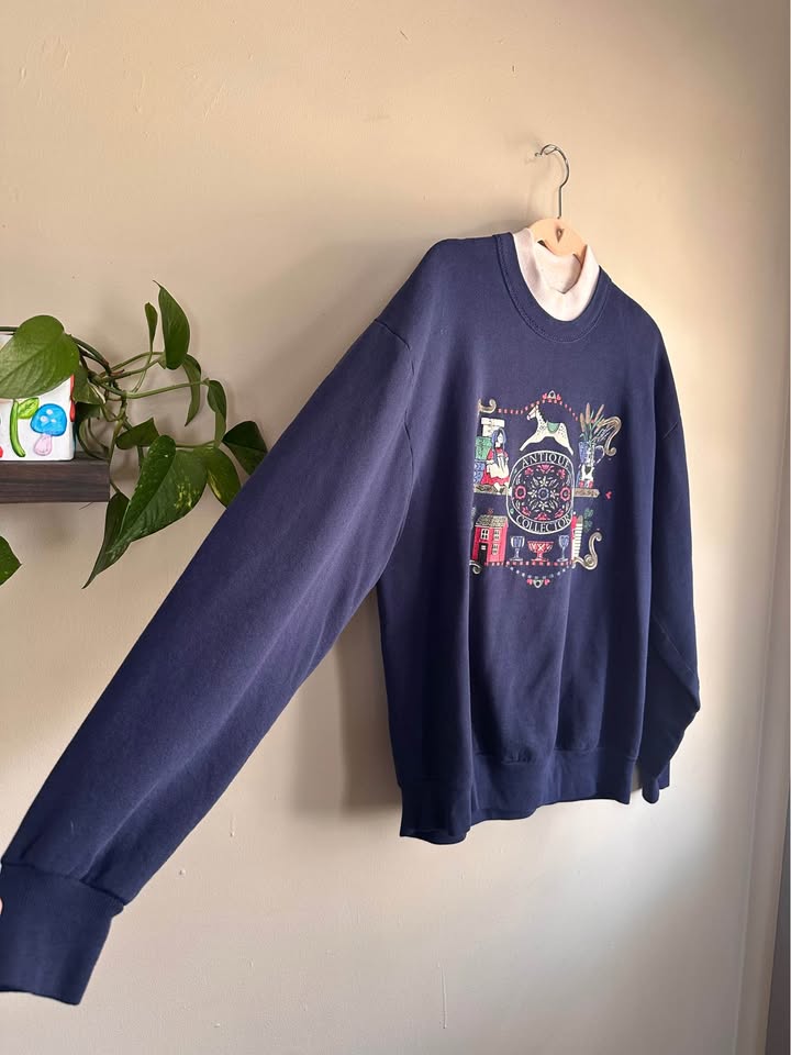 Layered "Antique Collector" Sweatshirt