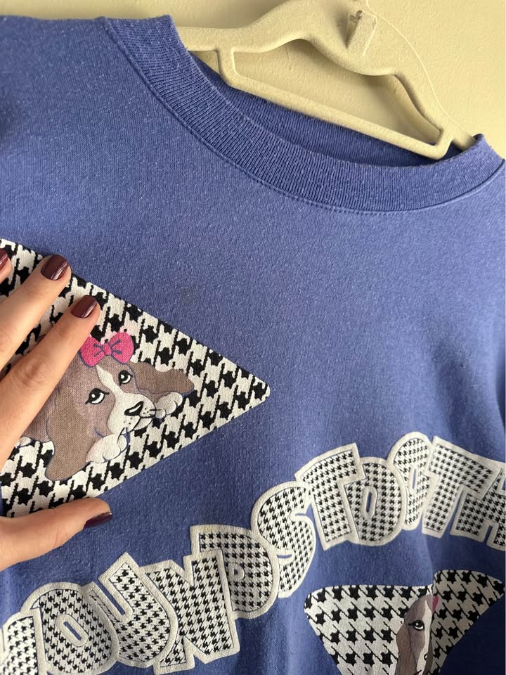 Vintage "Houndstooth" Hound Dog Sweatshirt