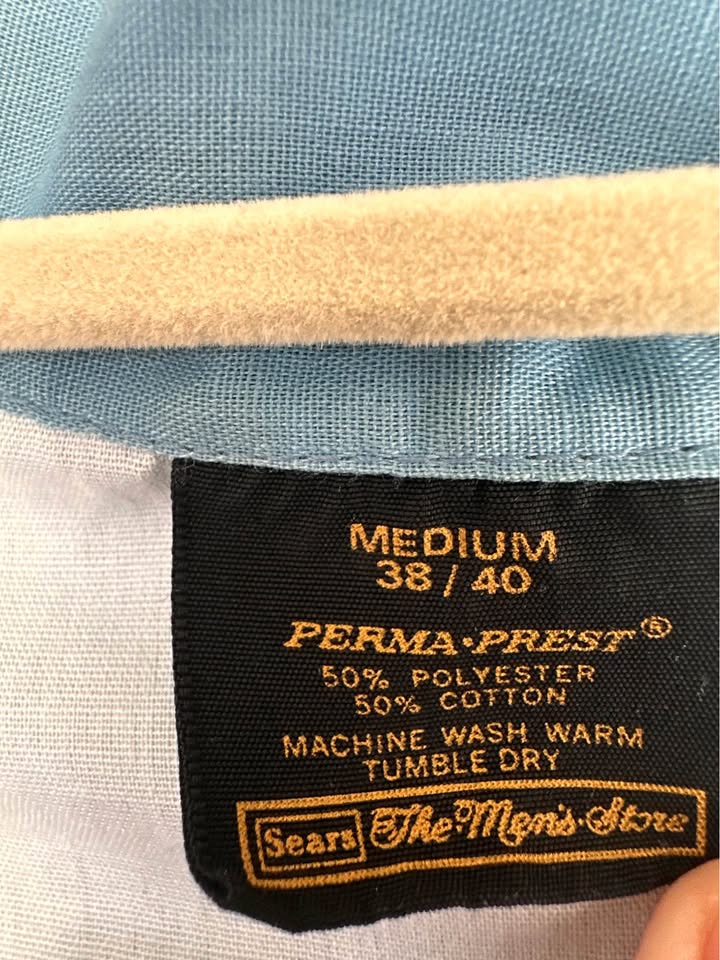 Vintage 1970s Sears Pajama Shirt