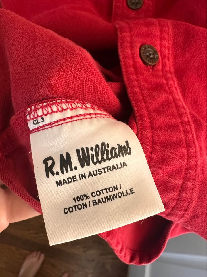 R M Williams Australian Cotton Flannel
