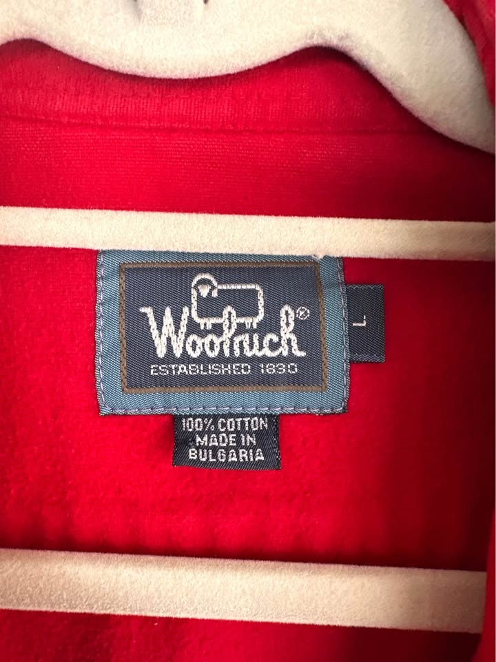 Bright Red Woolrich Cotton Flannel