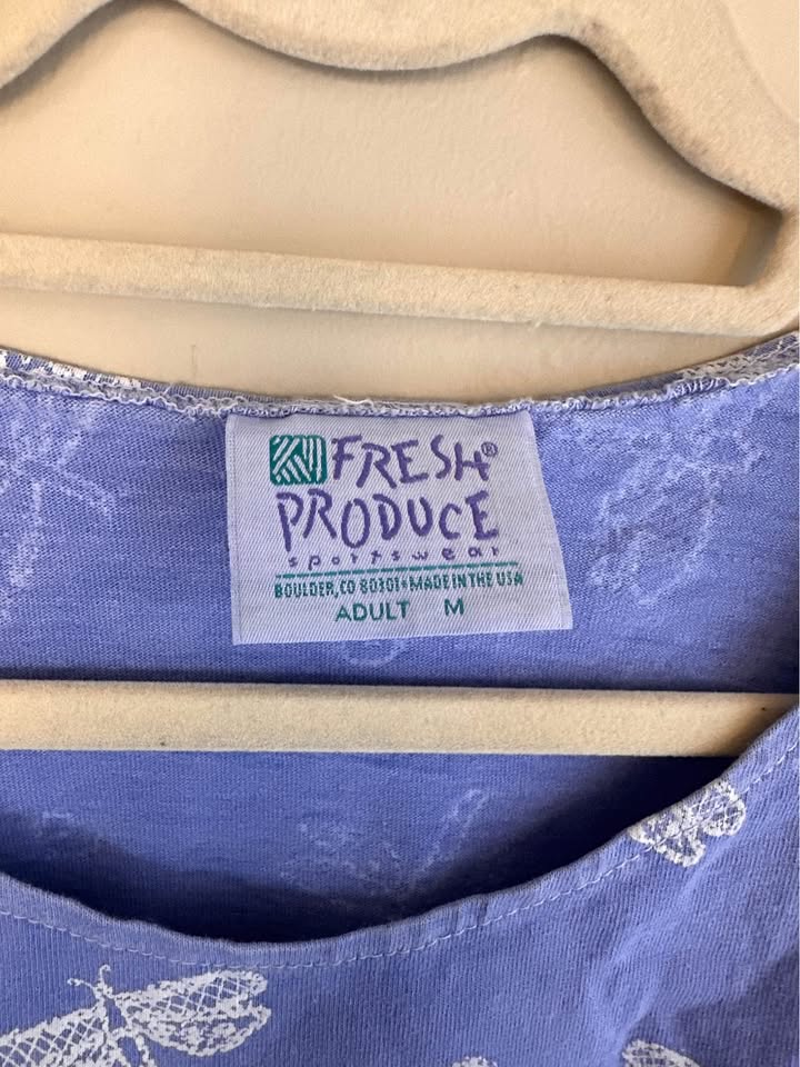 Vintage 90s Fresh Produce Dragonfly Dress