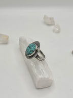 Spiderweb Matrix Turquoise ring