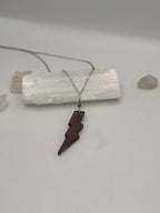 Smoky Quartz Lightning necklace