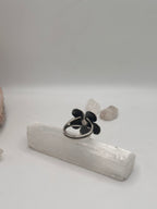 Vintage layered flower ring