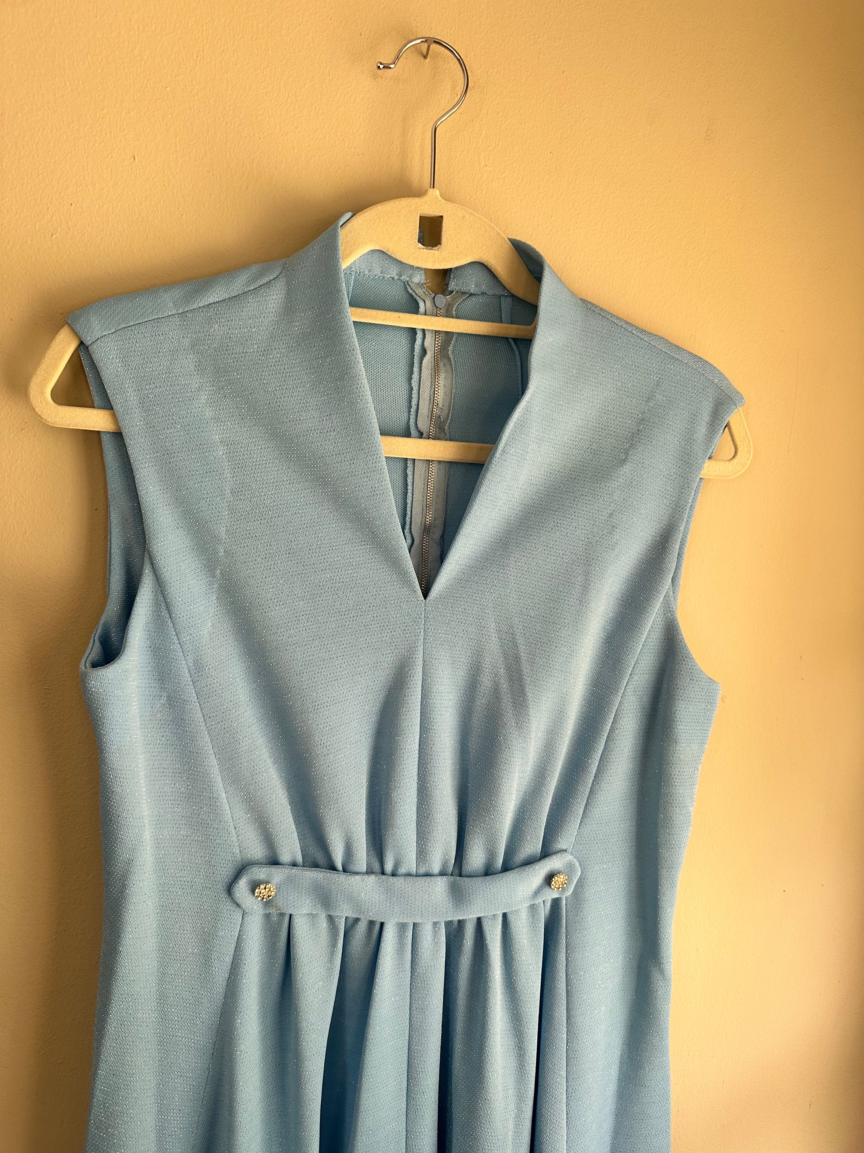 Blue Sparkle Elsa Dress